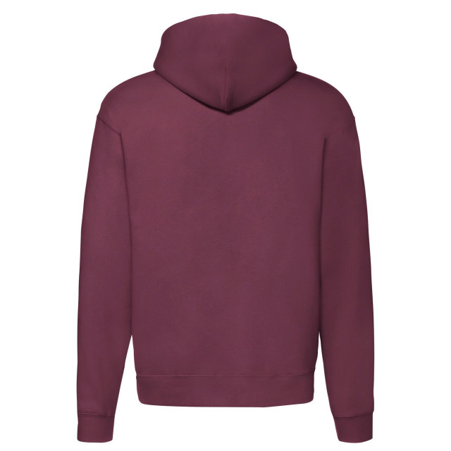 Fruit of the Loom Heren premium full zip hoodie UTFK2896_burgundy large
