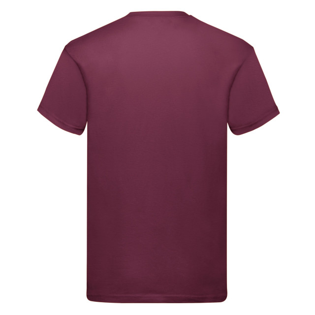 Fruit of the Loom Heren origineel t-shirt UTFK2910_burgundy large