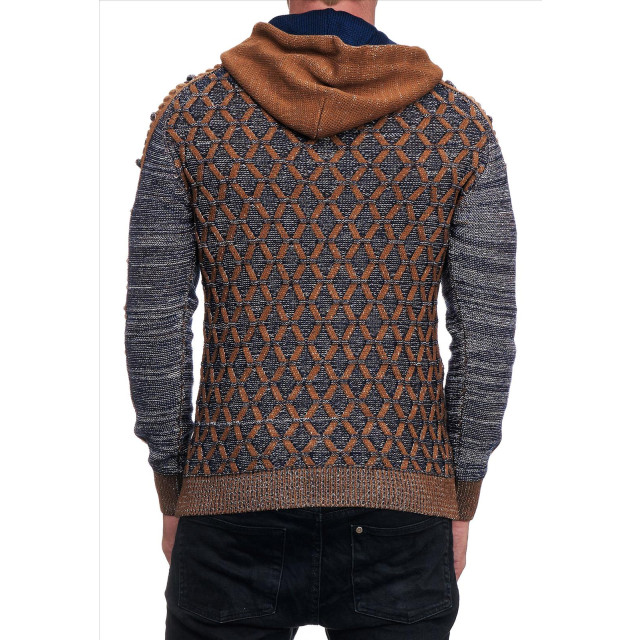 Rusty Neal heren trui camel hoodie 13362 9515-R-13362-5 large