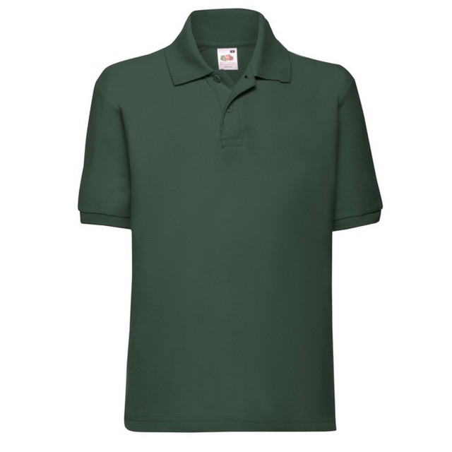 Fruit of the Loom Kinder/kinder 65/35 poloshirt UTFK2570_bottlegreen large