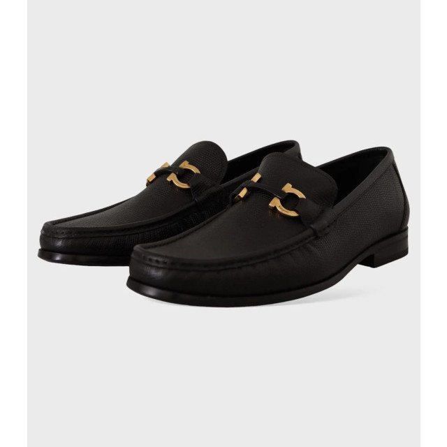 Ferragamo Kalfsleer moccasins loafers schoenen Salvatore Ferragamo Kalfsleer Moccasins Loafers Schoenen Zwart large