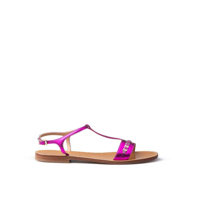 Ferragamo Leren sandalen Salvatore Ferragamo Paars Leren Sandalen large