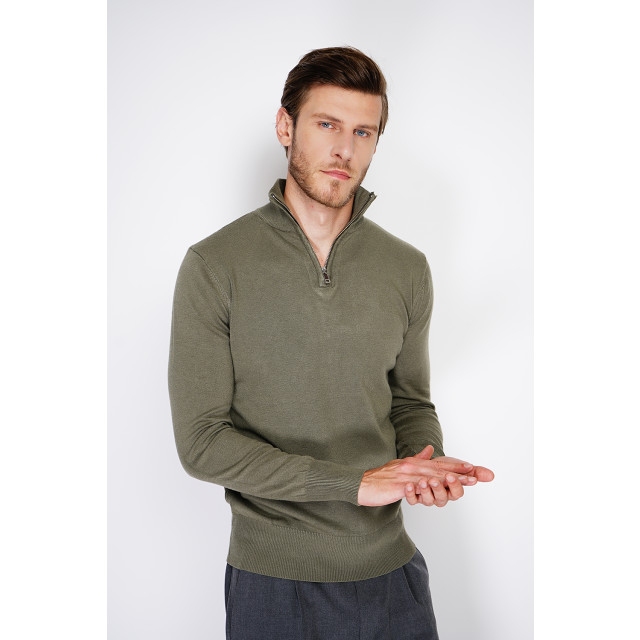 William de Faye Short zip khaki WFM125_Khaki large