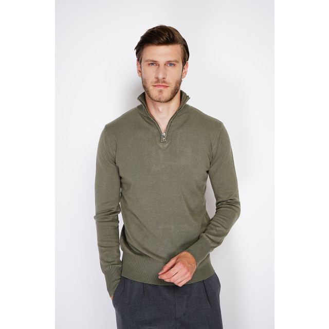 William de Faye Short zip khaki WFM125_Khaki large