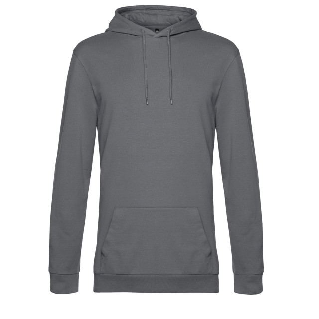 B and C Heren heather french terry hoodie UTFK2806_grey large