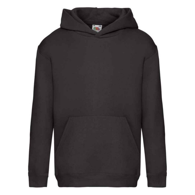 Fruit of the Loom Kinder/kids premium hoodie UTFK2833_black large