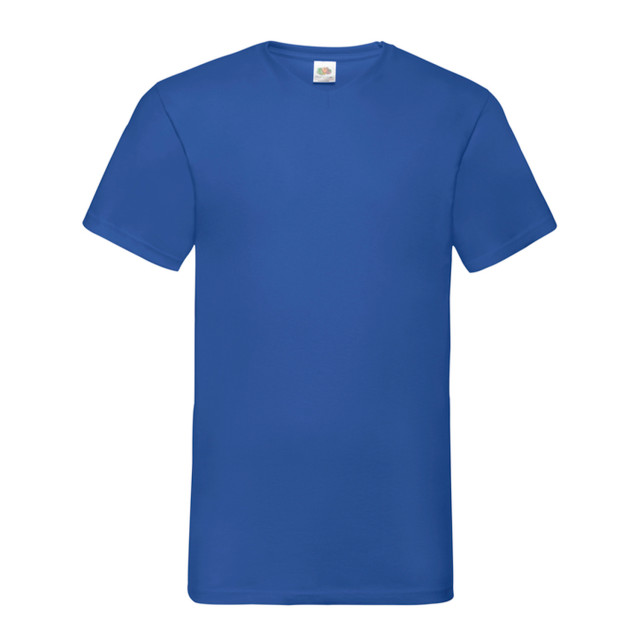 Fruit of the Loom Heren valueweight v neck t-shirt UTFK3313_royalblue large