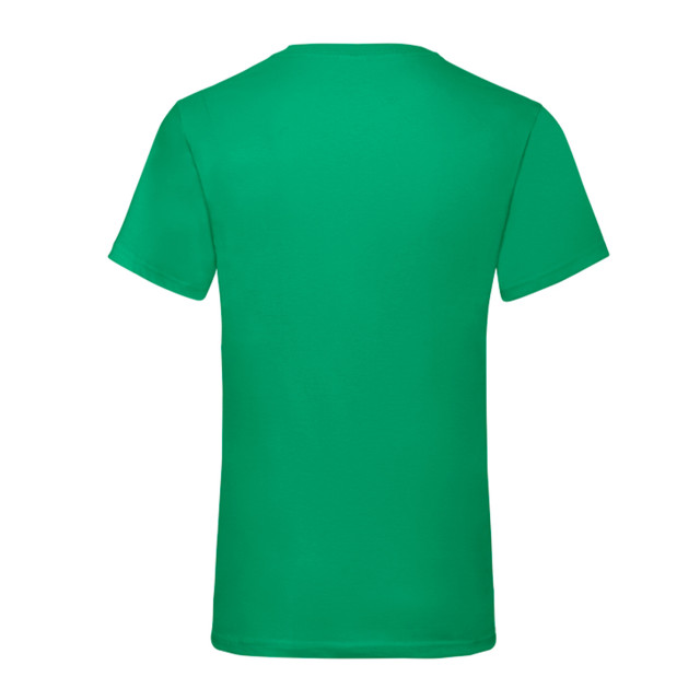Fruit of the Loom Heren valueweight v neck t-shirt UTFK3313_kellygreen large