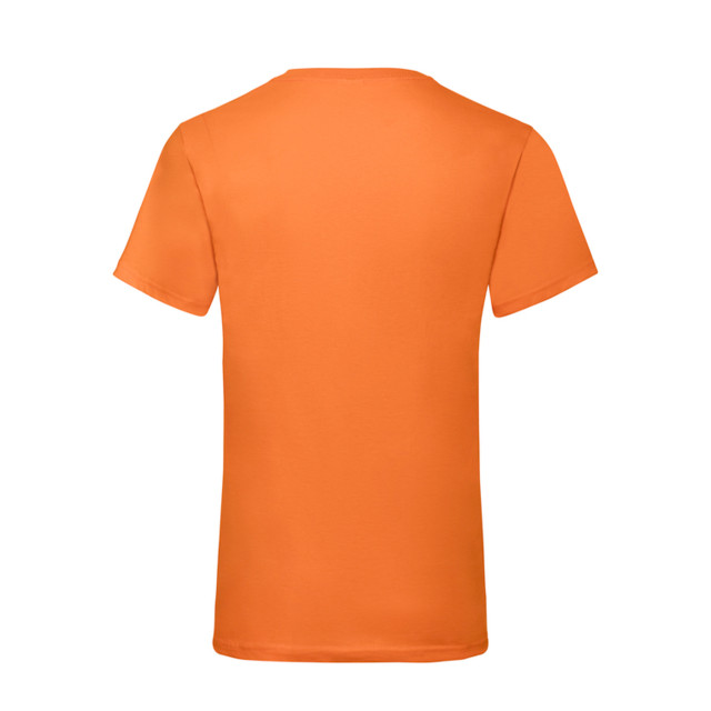 Fruit of the Loom Heren valueweight v neck t-shirt UTFK3313_orange large