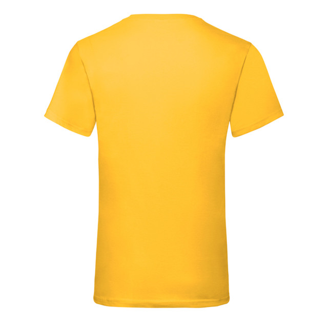Fruit of the Loom Heren valueweight v neck t-shirt UTFK3313_sunflower large