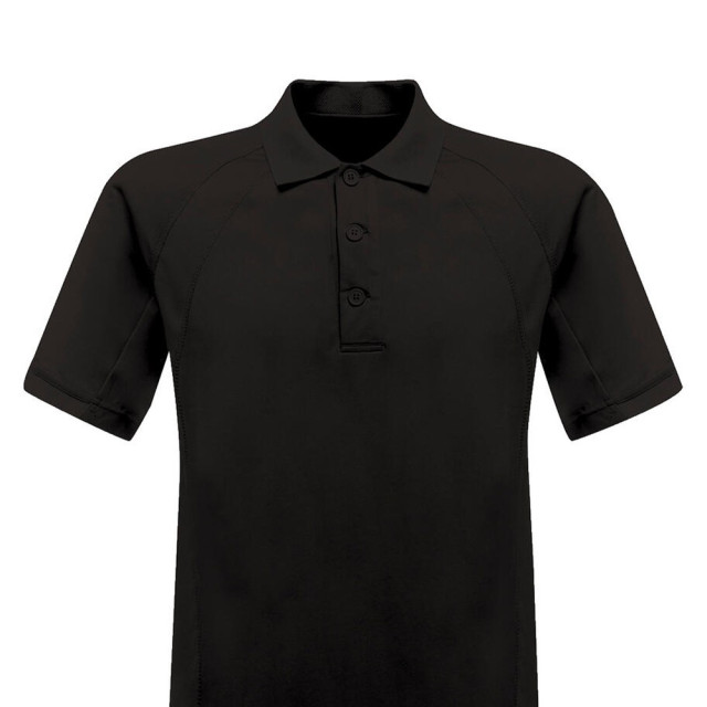 Regatta Heren coolweave vochtafvoerend poloshirt UTFK3301_black large