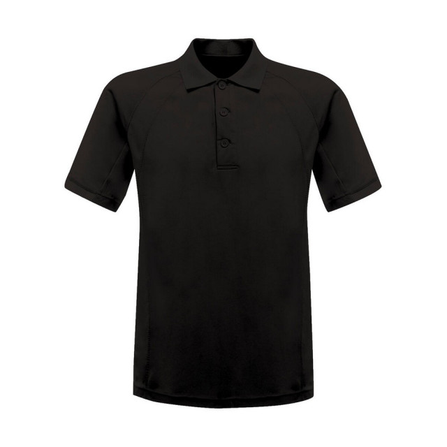 Regatta Heren coolweave vochtafvoerend poloshirt UTFK3301_black large