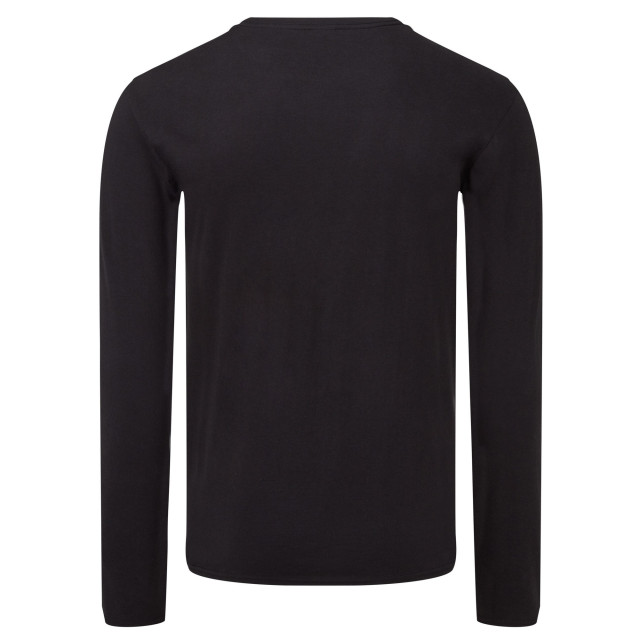 Fruit of the Loom Heren iconic 150 classic t-shirt met lange mouwen UTFK2881_black large