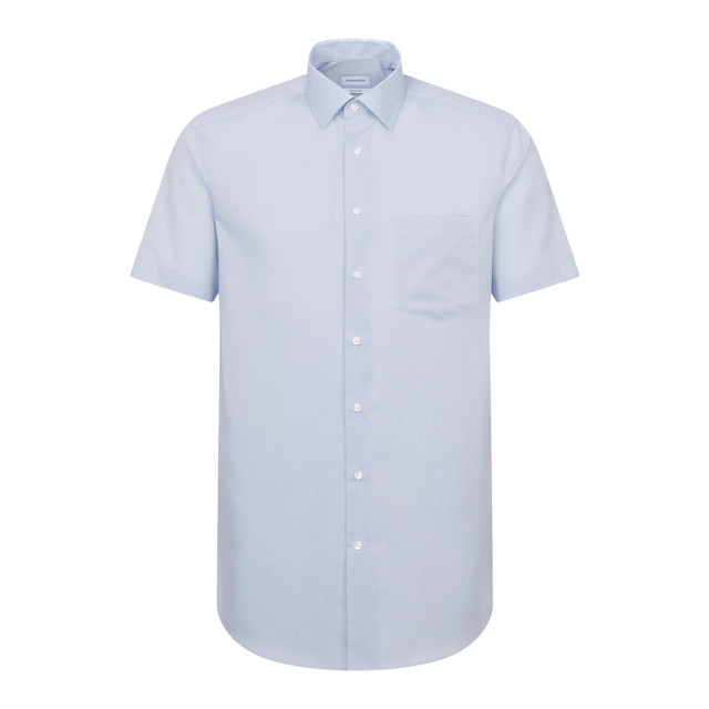 Seidensticker Heren kent kraag regular business shirt met korte mouwen UTFK2934_lightblue large