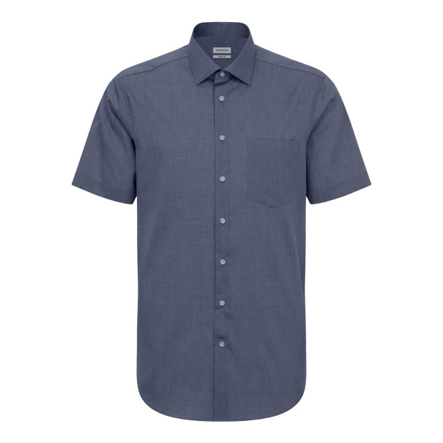 Seidensticker Heren kent kraag regular business shirt met korte mouwen UTFK2934_navy large