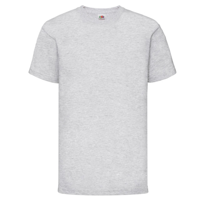 Fruit of the Loom Kinderen/kinderen waardevol heather t-shirt UTFK2195_heathergrey large Fruit of the Loom Kinderen/kinderen waardevol heather t-shirt UTFK2195_heathergrey large
