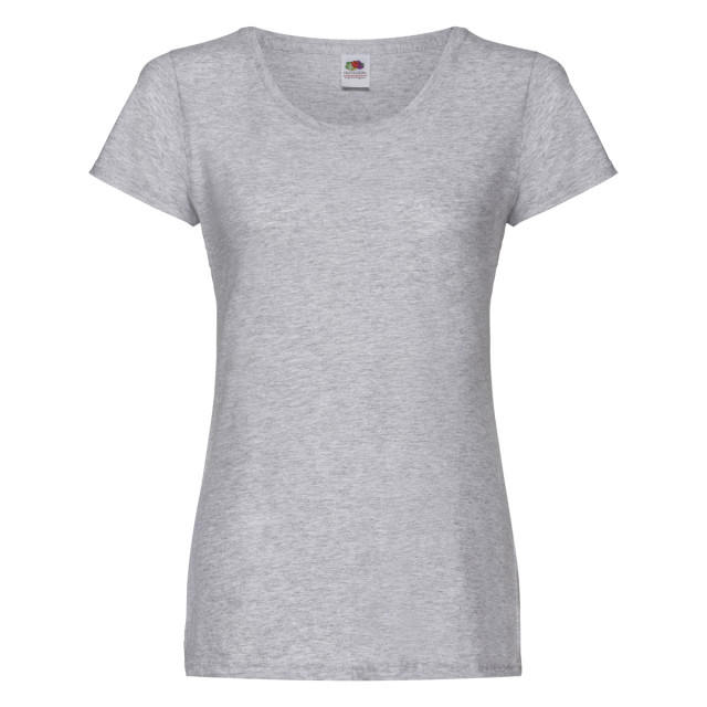 Fruit of the Loom Dames origineel t-shirt UTFK2205_heathergrey large