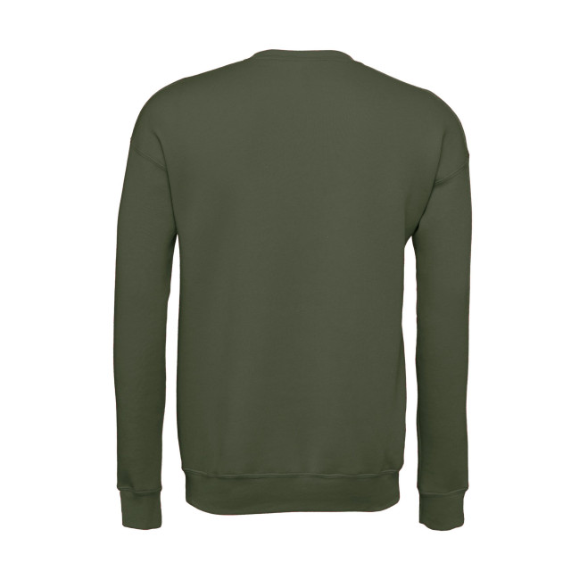 Bella + Canvas Unisex volwassen drop shoulder fleece top UTFK2143_militarygreen large