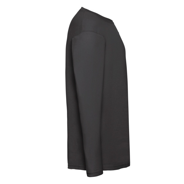 Fruit of the Loom Heren valueweight t-shirt met lange mouwen UTFK2119_black large