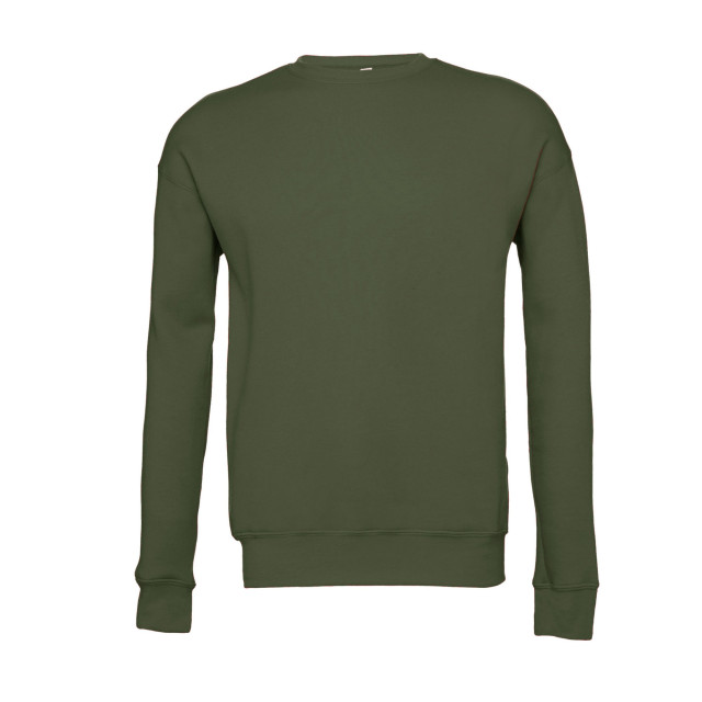 Bella + Canvas Unisex volwassen drop shoulder fleece top UTFK2143_militarygreen large