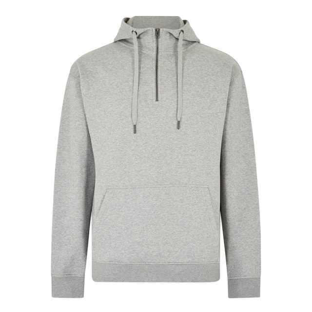 Kustom Kit Heren quarter zip regular hoodie UTFK2113_heathergrey large