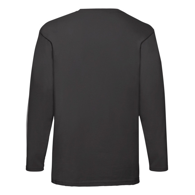Fruit of the Loom Heren valueweight t-shirt met lange mouwen UTFK2119_black large