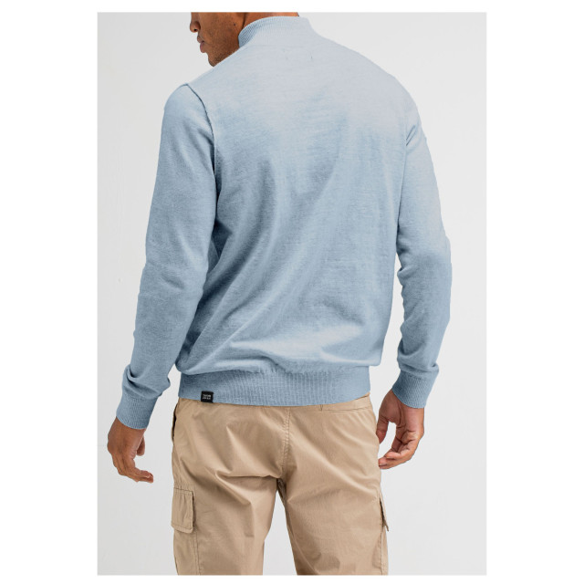 Butcher of Blue Lt clifden half zip truien m2426030 M2426030 large