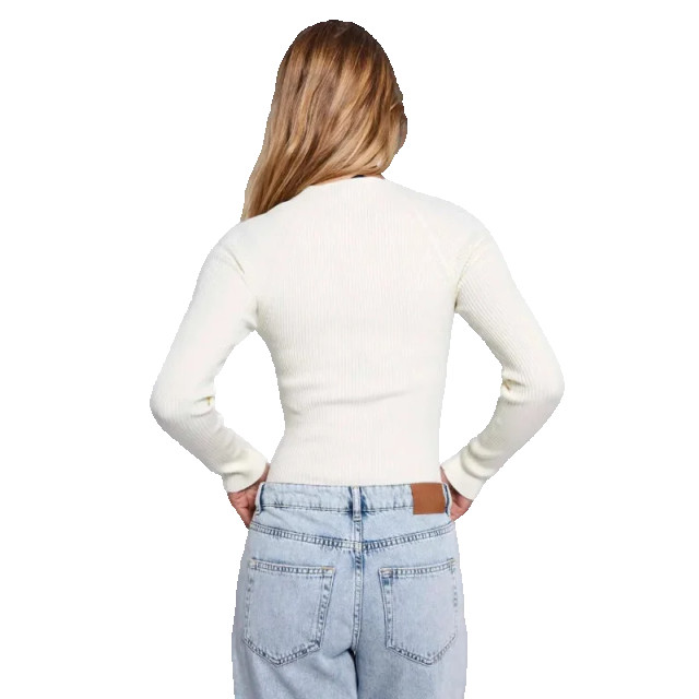 Norr Sherry knit top off white - Sherry knit top off white - NORR large