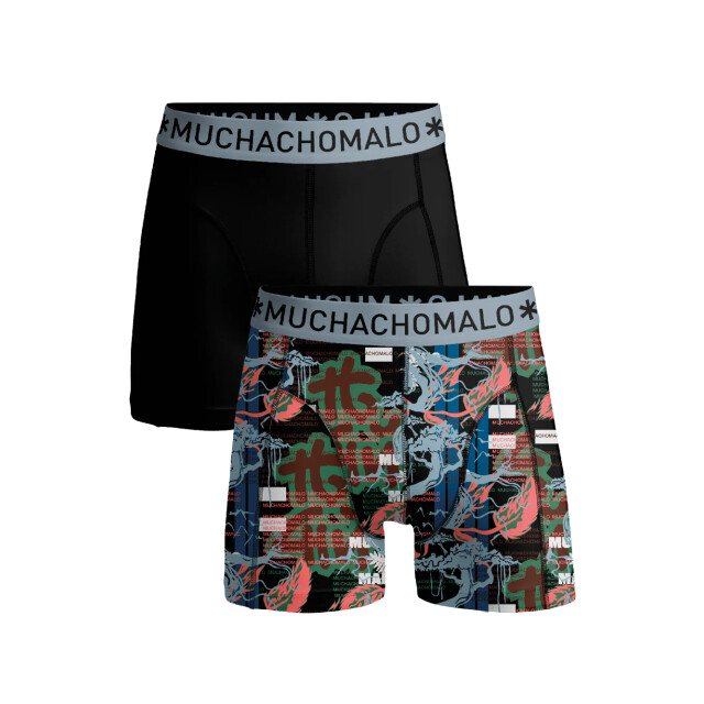 Muchachomalo Heren 2-pack boxershorts U-OUTLT1010-238 large Muchachomalo Heren 2-pack boxershorts U-OUTLT1010-238 large