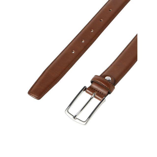 Jack & Jones Heren pantalon riem leer jacchristopher cognac 12136795-Cognac large