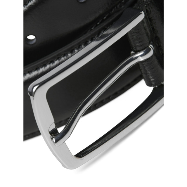 Jack & Jones Heren pantalon riem leer jacchristopher 12136795-Zwart large