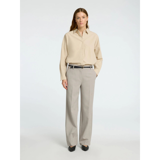 Selected Femme slwrita mw wide pant mel noos 16094206 island fossil 06541.829.0088 large