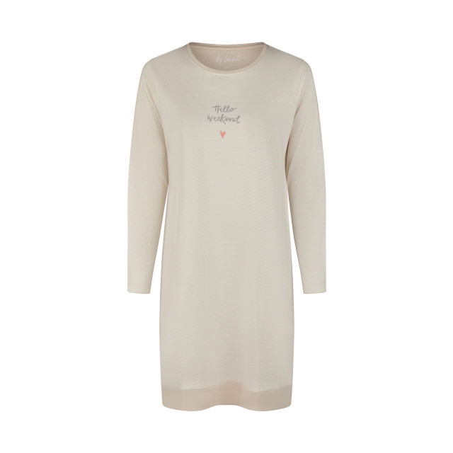 By Louise Dames nachthemd lange mouw gestreept BL-472-02 large