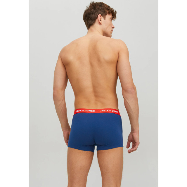 Jack & Jones Heren boxershorts trunks jaclee 5-pack blauw/zwart 12144536 large
