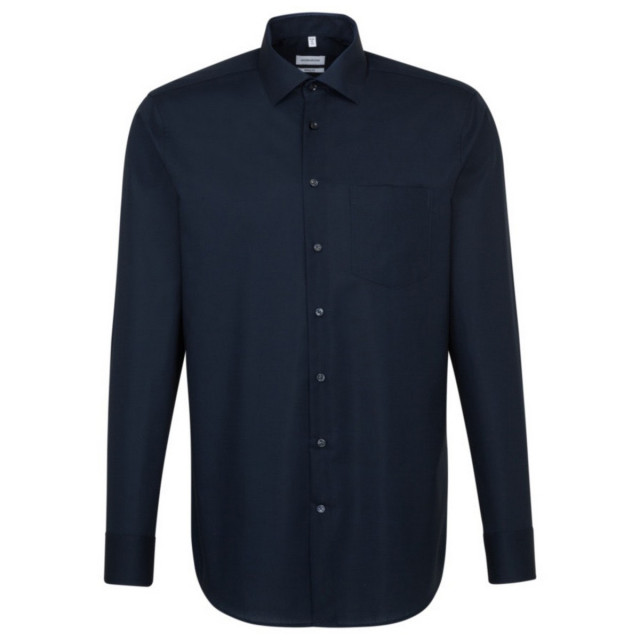 Seidensticker Heren kent kraag regular formal shirt UTFK2912_darkblue large