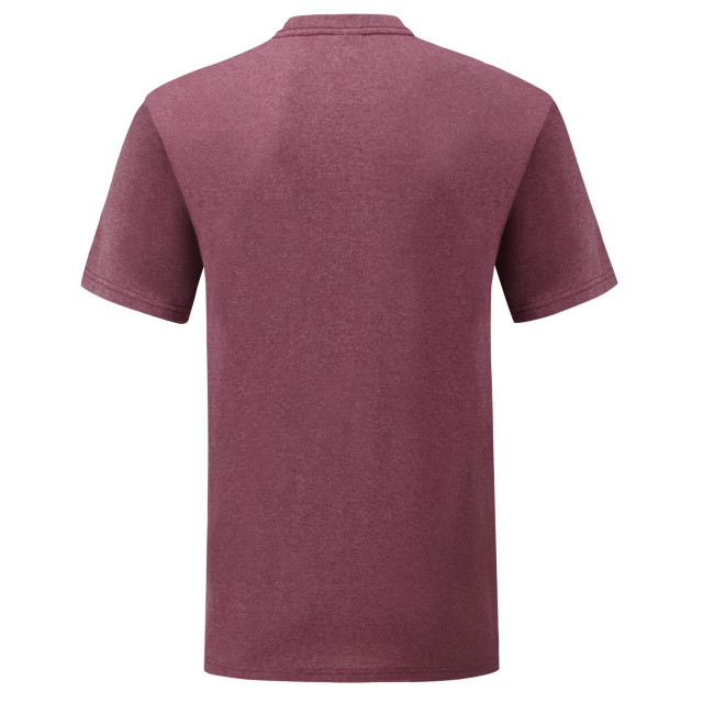 Fruit of the Loom Heren valueweight t-shirt UTFK2459_heatherburgundy large