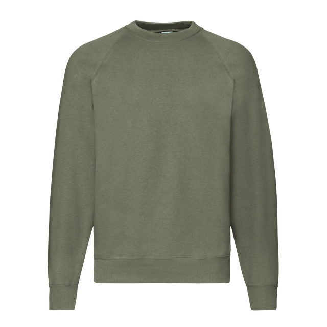 Fruit of the Loom Heren klassiek raglan sweatshirt UTFK2535_classicolive large