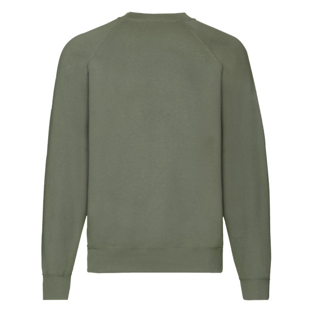 Fruit of the Loom Heren klassiek raglan sweatshirt UTFK2535_classicolive large