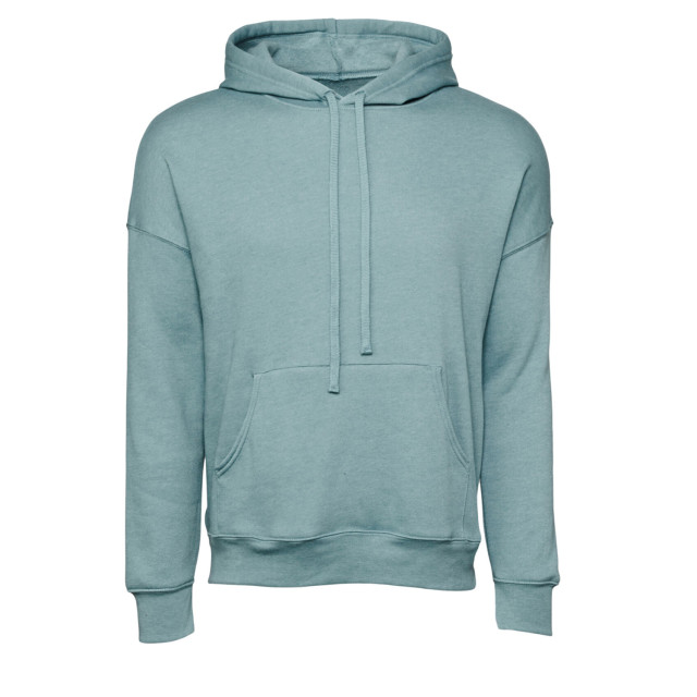 Bella + Canvas Unisex sponge fleece pullover hoodie voor volwassenen UTFK2744_bluelagoonheather large