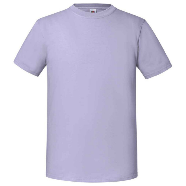 Fruit of the Loom Heren iconic 195 premium ringspun katoen t-shirt UTFK2657_softlavender large
