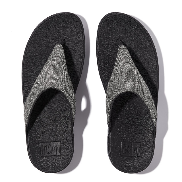 FitFlop Lulu shimmerlux toe-post sandals FZ7 large
