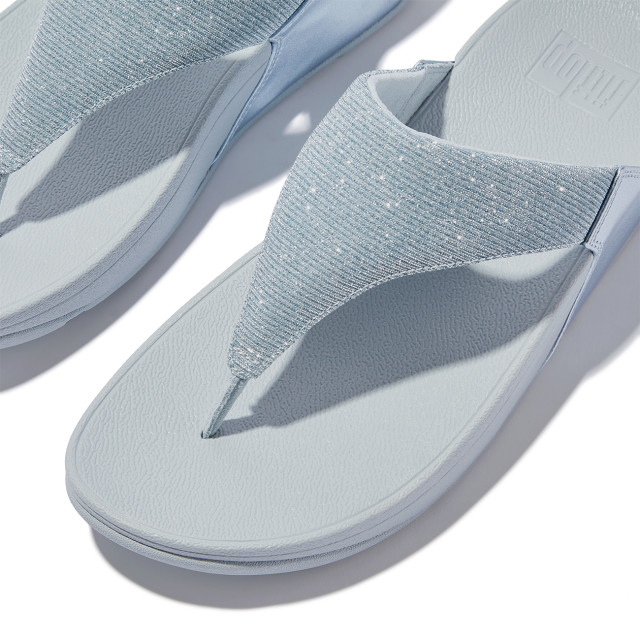 FitFlop Lulu shimmerlux toe-post sandals FZ7 large