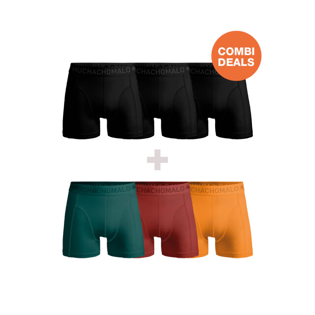 Muchachomalo Heren 3+3-pack boxershorts CDSOL1112-1121 large
