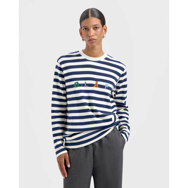 Olaf Hussein Top lange mouw m990103 ØLÅF Top lange mouw M990103 large