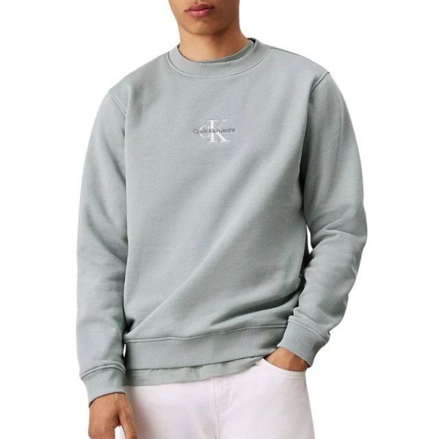 Calvin Klein Monologo crewneck trui Calvin Klein Jeans Monologo Crewneck Trui large