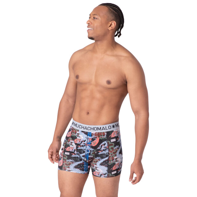 Muchachomalo Heren 2-pack boxershorts U-OUTLT1010-238 large Muchachomalo Heren 2-pack boxershorts U-OUTLT1010-238 large