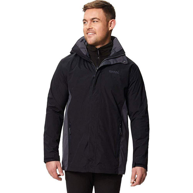 Regatta Verdediger iii 3-in-1 waterdicht winddicht jasje / prestatiejasje UTBC802_blacksealgrey large