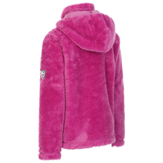 Trespass Meisjes violetta fluffy fleece jas UTTP5370_deeppink large