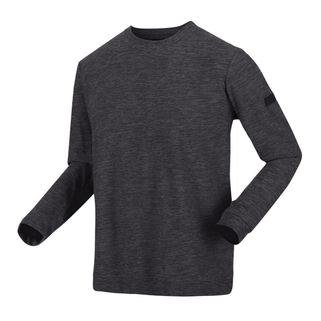 Regatta Heren leith lichtgewicht sweatshirt UTRG5356_indiagreymarl large