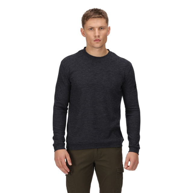 Regatta Heren leith lichtgewicht sweatshirt UTRG5356_indiagreymarl large